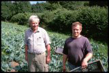 Bernard Govier et son fils Langridge Organic Growers